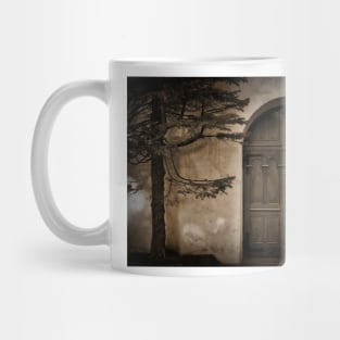 Tree And Chapel Door Mug